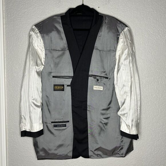 Jack Victor Mens 54R Loreto CT Estrato Super 110s Wool Sport Coat Blazer - Picture 3 of 8